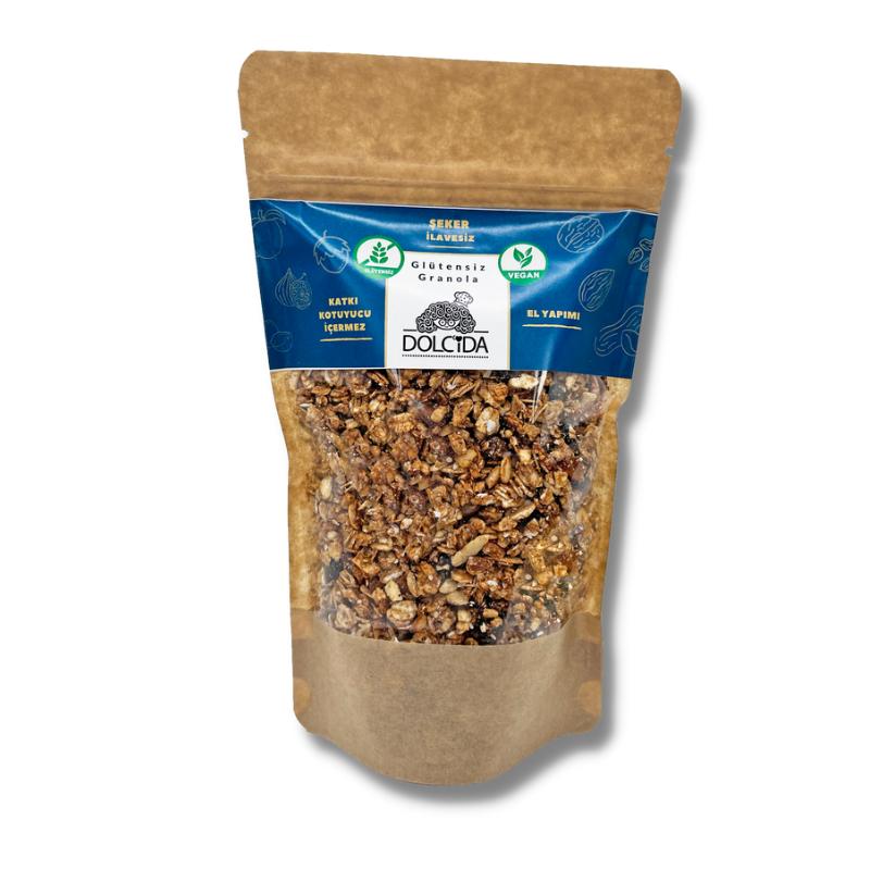 Glütensiz Granola (Vegan Şekersiz)