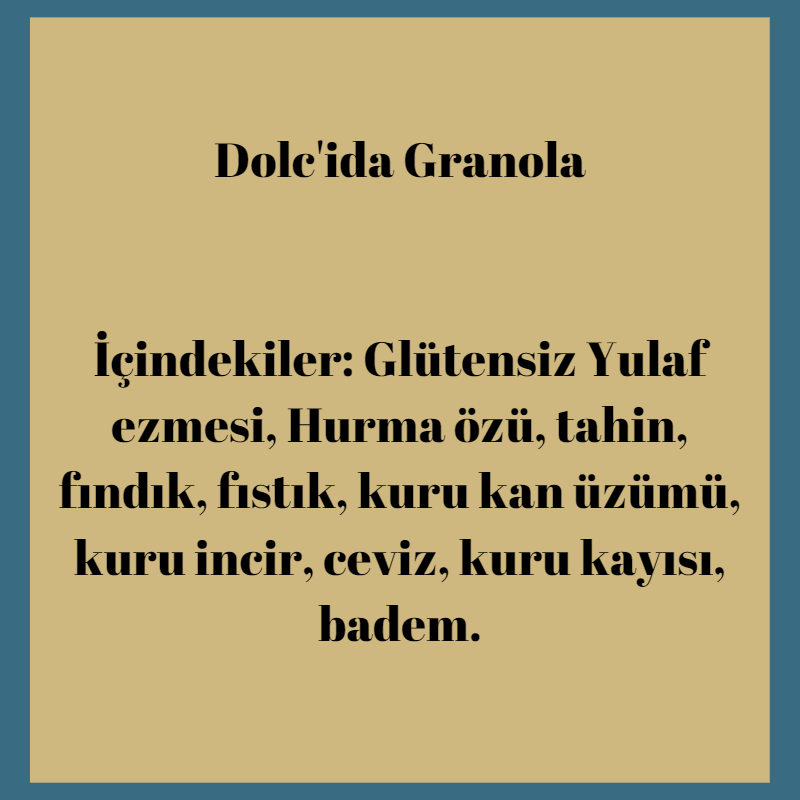 Glütensiz Granola (Vegan Şekersiz)